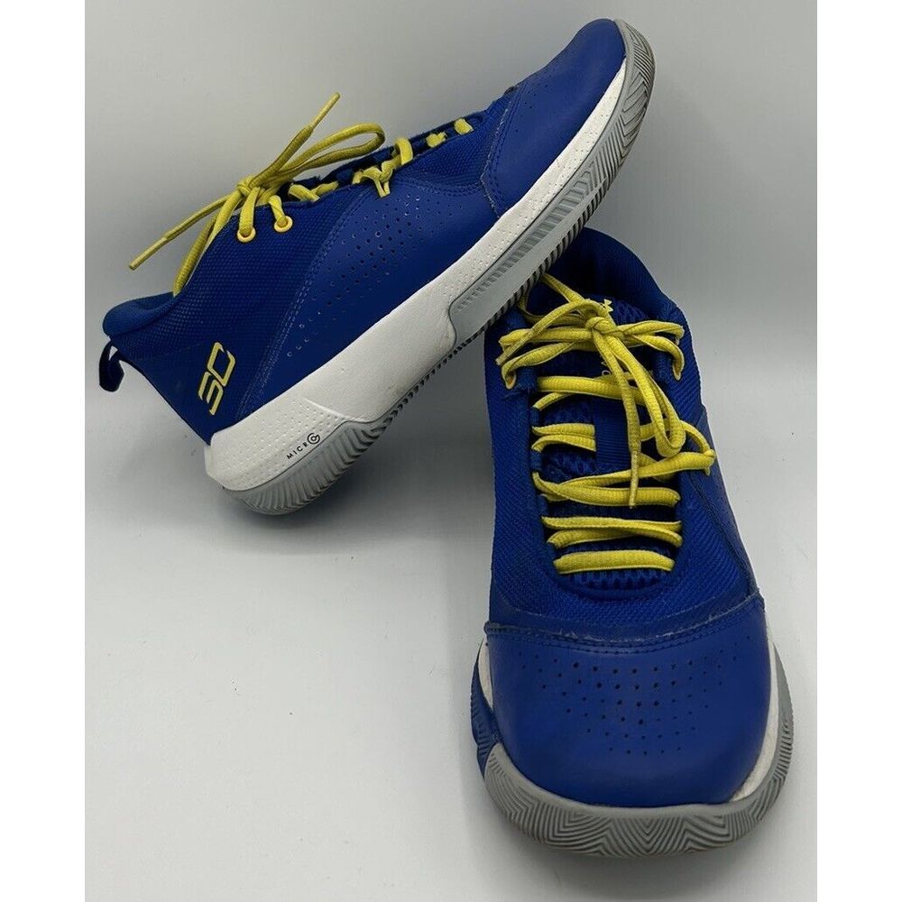 Under Armour Curry 3Zero IV Boys‎ Basketball Sneakers Blue Size 7
